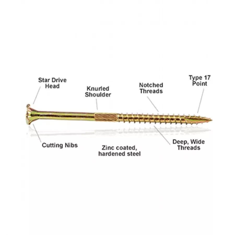 Proxy Production Gold Star Screws - 2.5in - photo 2
