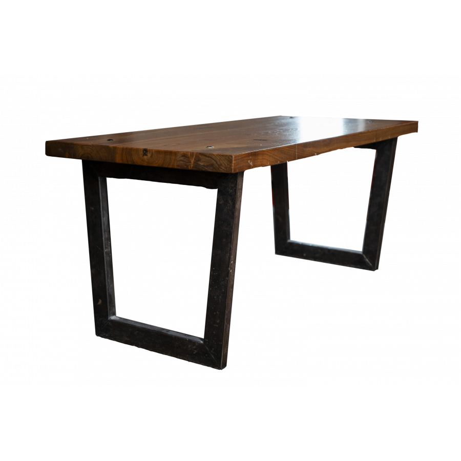 Bench/Table with Metal Legs