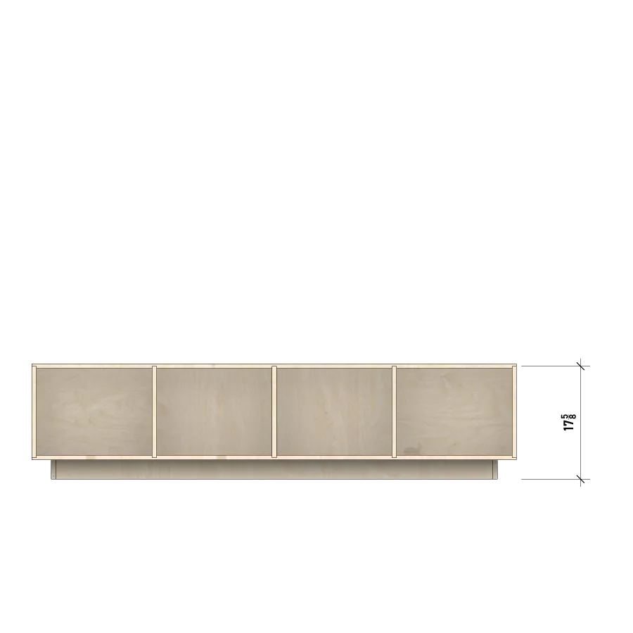 Backless Bench D - 2