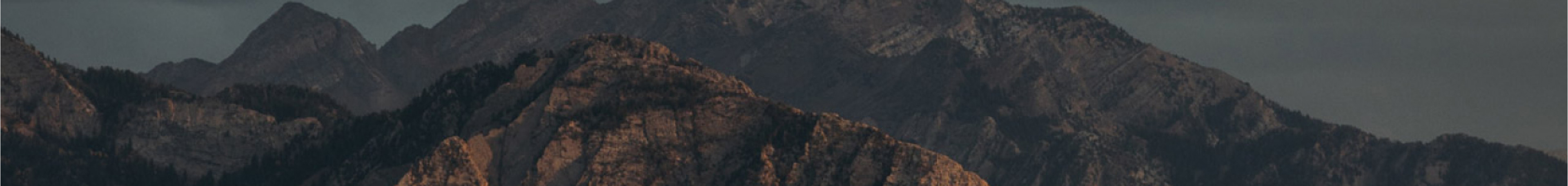 A view of the Wastach Mountains in Northern Utah